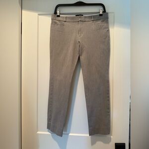 Banana Republic Light Gray Ankle Trousers